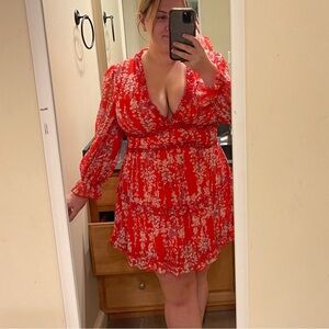 Amazon Open Back Floral Garden Dress - Size XL NEVER WORN